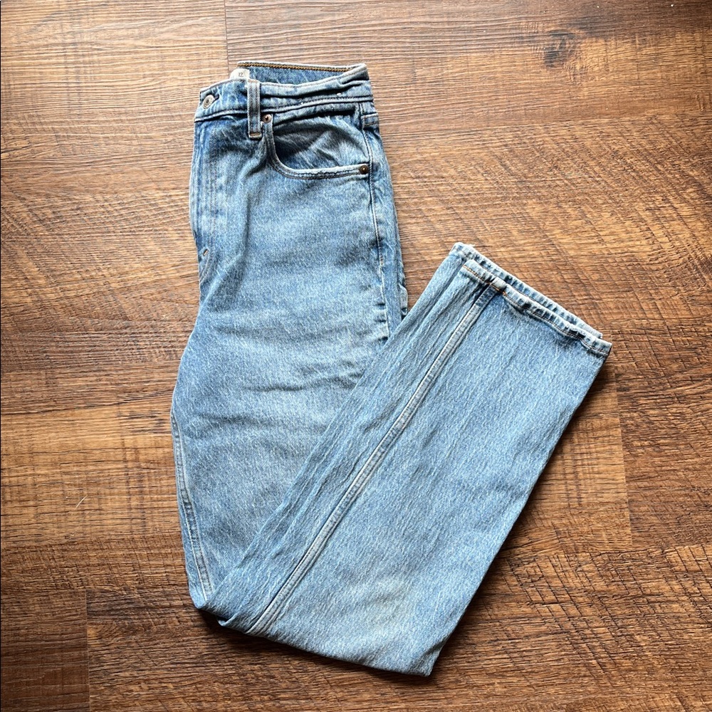 Abercrombie & Fitch Light Blue High Rise Jeans
